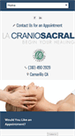 Mobile Screenshot of lacraniosacral.com
