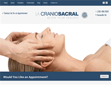 Tablet Screenshot of lacraniosacral.com